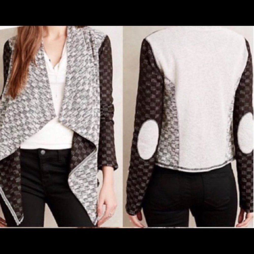 Anthropologie Saturday Sunday Elbow Patch Sweater